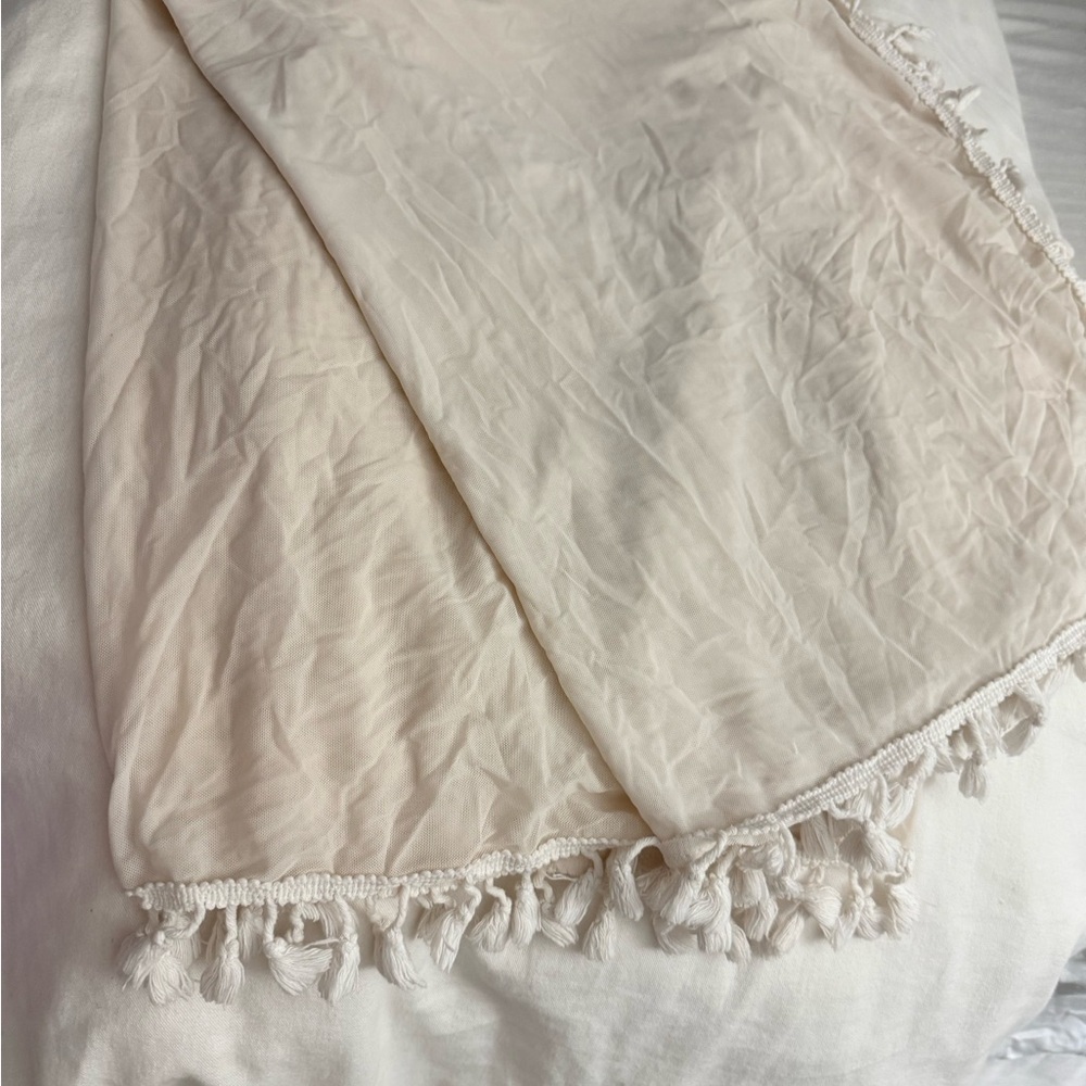 Chic Cream Sarong Cover-Up